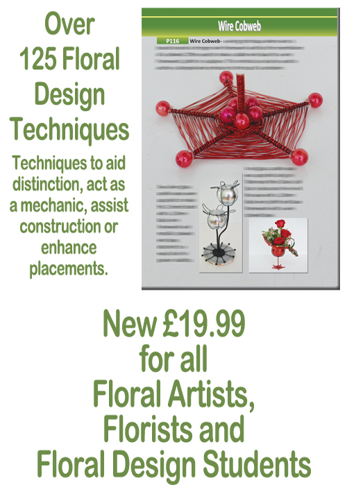 Floristry and Flower Arranging Books  125 Plus Floral Design Techniques Used in Floristry, Floral Design and Contemporary Floral Design - by Gill McGregor