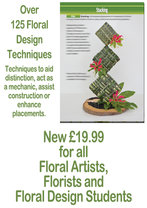 Floristry and Flower Arranging Books  125 Plus Floral Design Techniques Used in Floristry, Floral Design and Contemporary Floral Design - by Gill McGregor