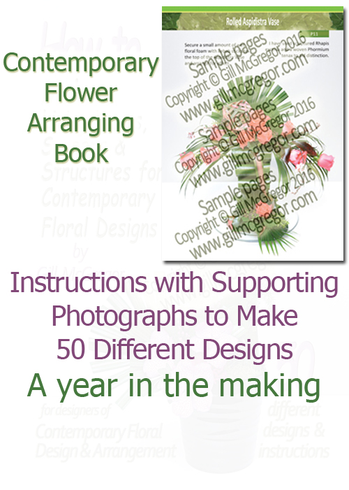 Flower Arranging Books by Gill McGregor| How to Make - 'Living Vases, Screens and Structures' 