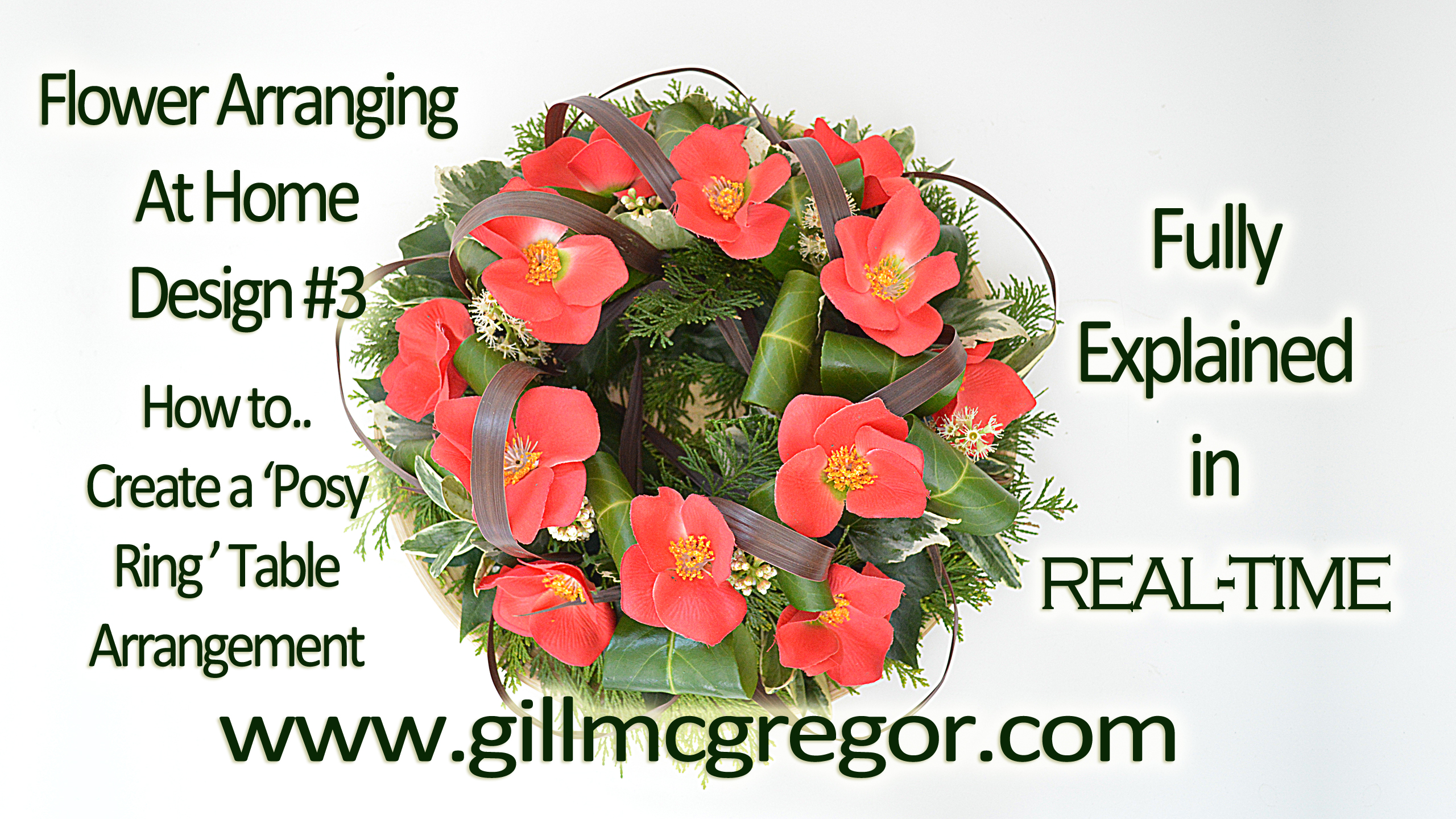 Flower Arranging At Home - Arrangement 3